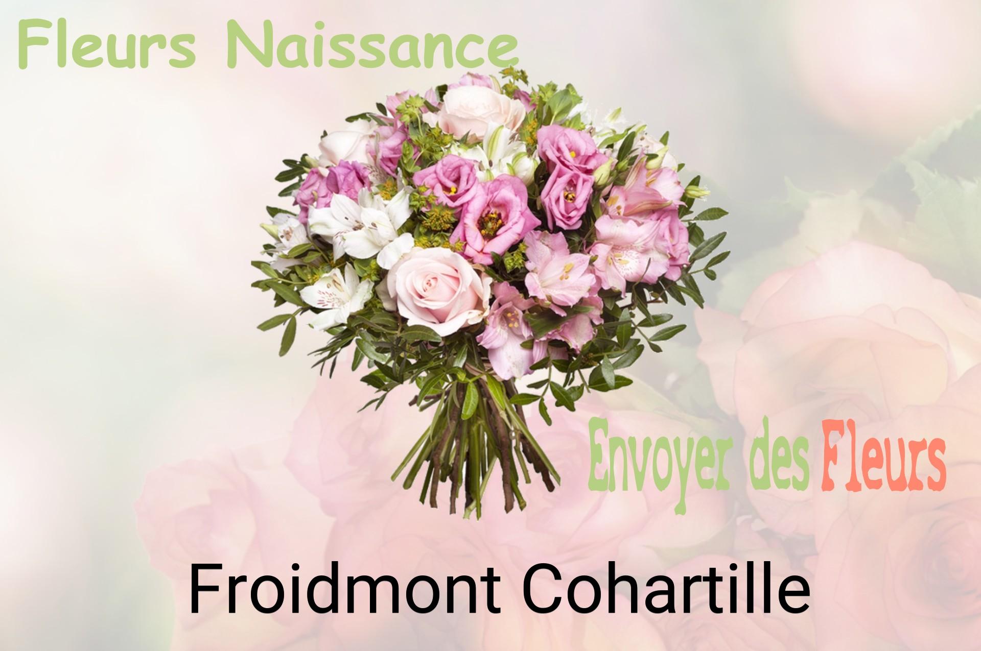 Bouquet de fleurs de naissance livré à Froidmont-Cohartille