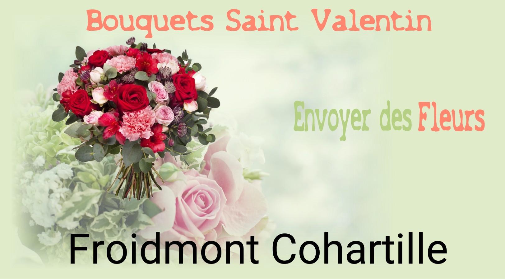 Roses de Saint-Valentin livrées à Froidmont-Cohartille